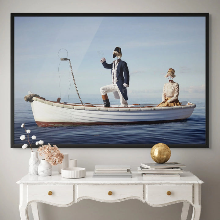 Ghost Boat (Australia) Print | Original Art Print By Rory Fink