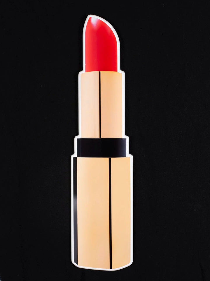 rouge lipstick photographic wall sculpture by Rory Fink – fashion pop art