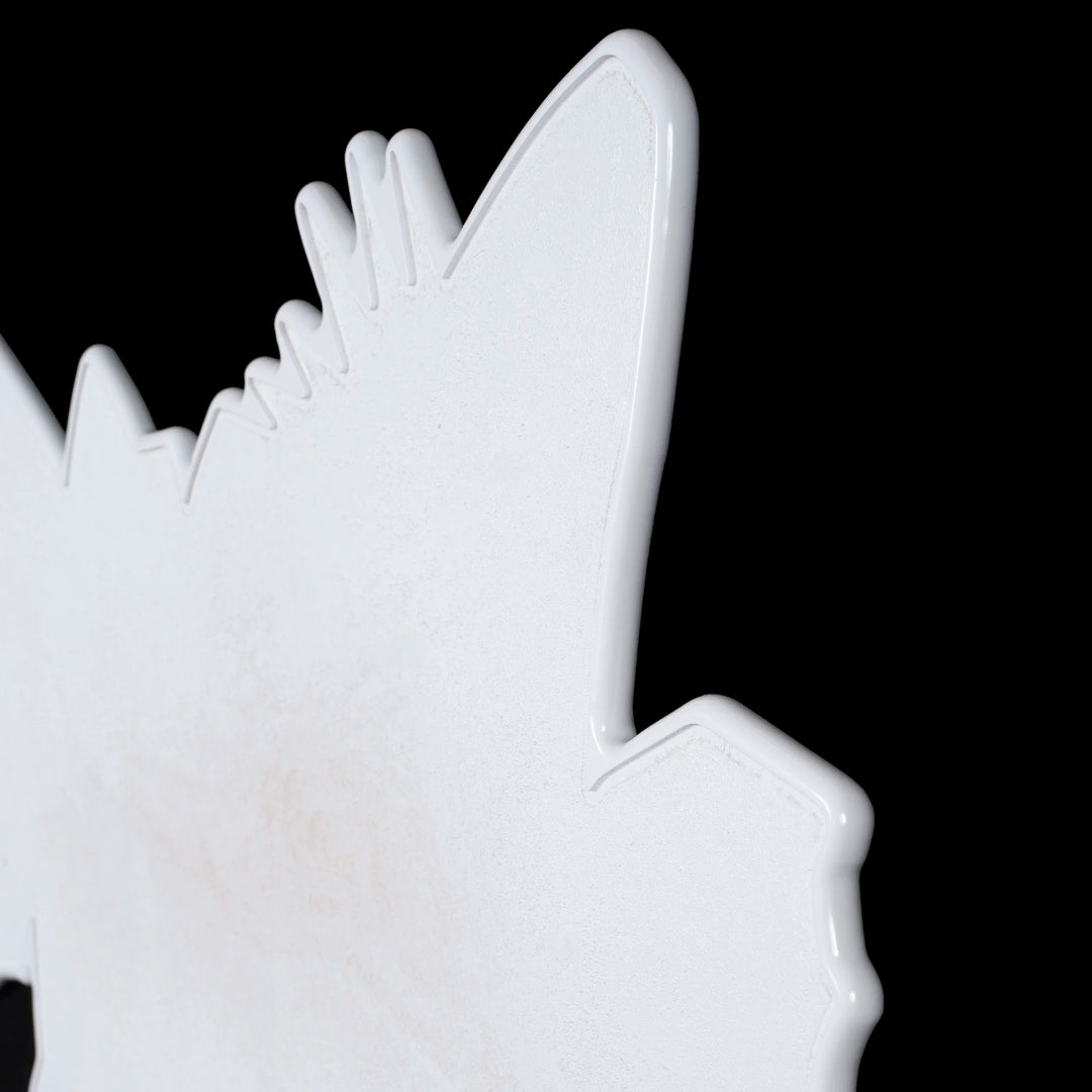 Street art - homage to remi - photographic sculpture wall art by Rory Fink – limited edition shaped print detail of backing frame 1