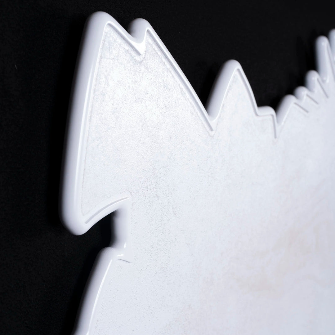 Street art - homage to remi - photographic sculpture wall art by Rory Fink – limited edition shaped print detail of backing frame 3