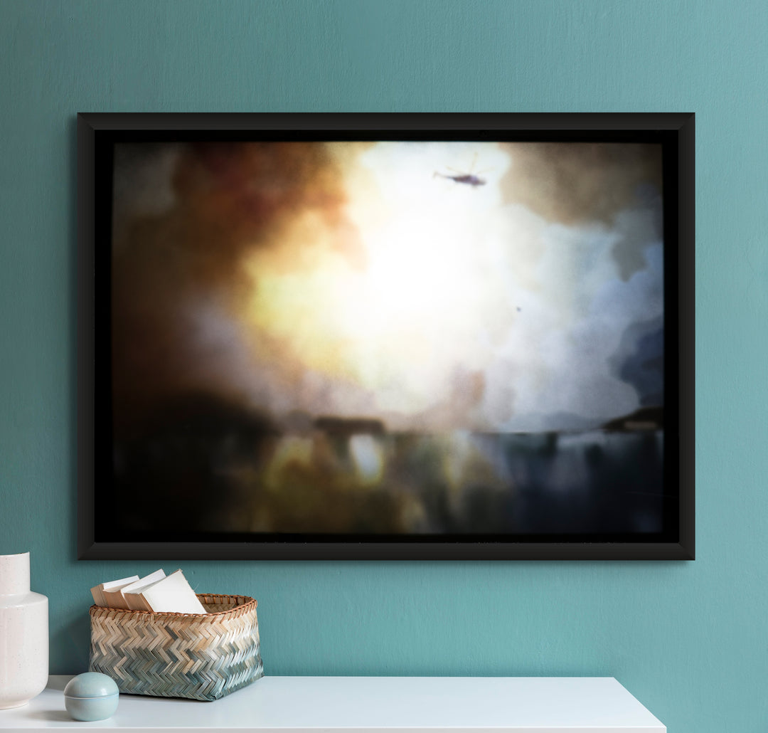 Coastal Fire - Print | Original Art Print By Rory Fink mockup B