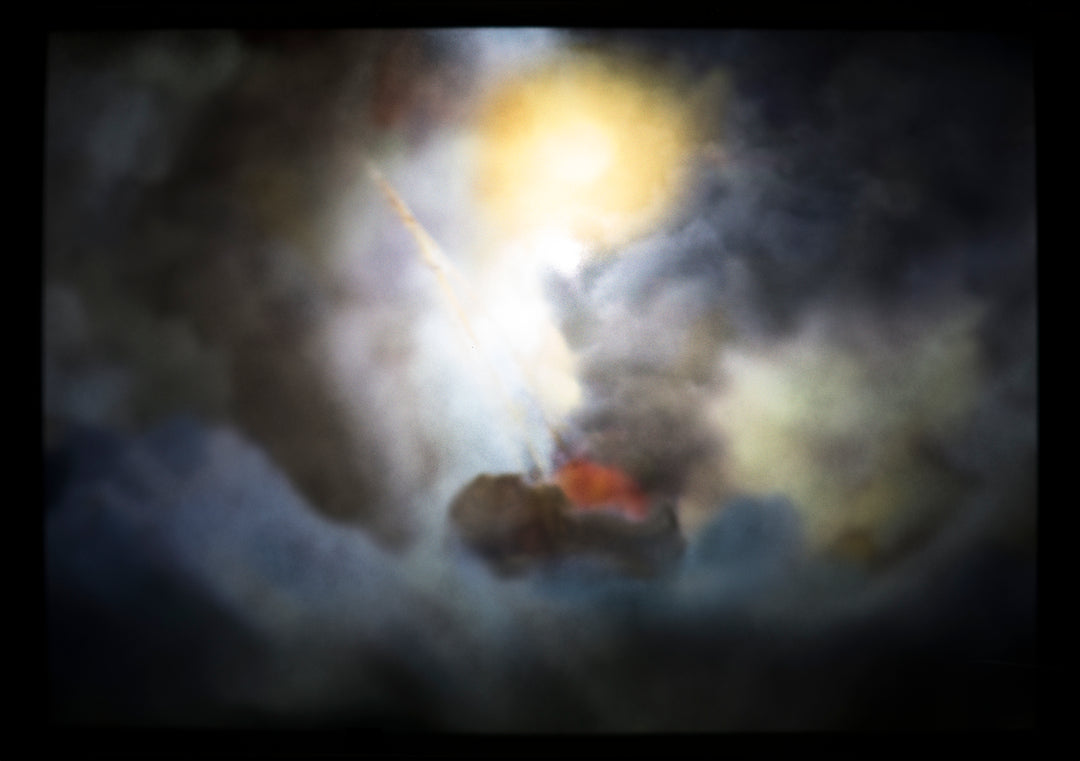 Fire On A Wreckage - Lady Bay - Print | Original Art Print By Rory Fink image only