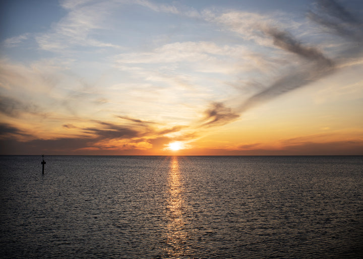 Port Phillip Sunset Print | Original Art Print By Rory Fink image only