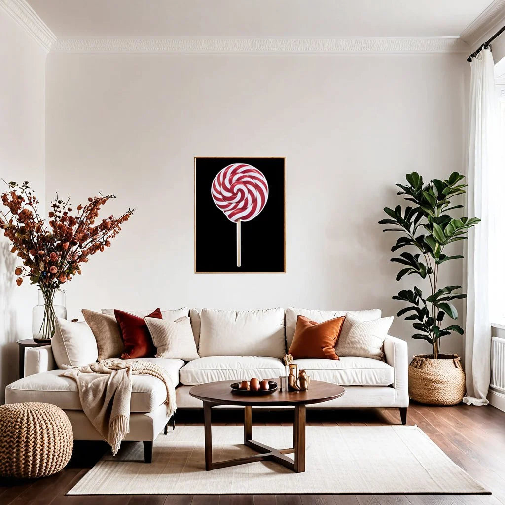 Red and White Lollipop - Limited Edition - Archival Print