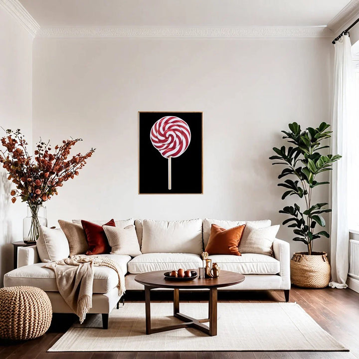 Red and White Lollipop - Limited Edition - Archival Print