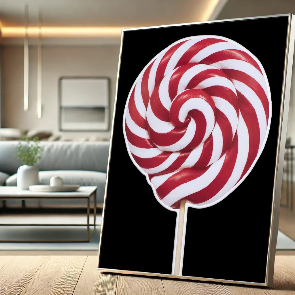 Red and White Lollipop - Limited Edition - Archival Print