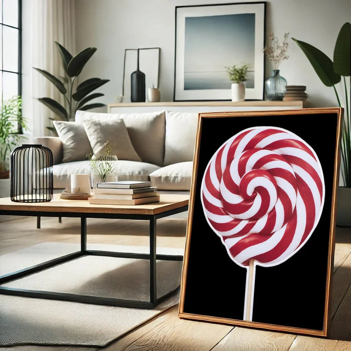 Red and White Lollipop - Limited Edition - Archival Print