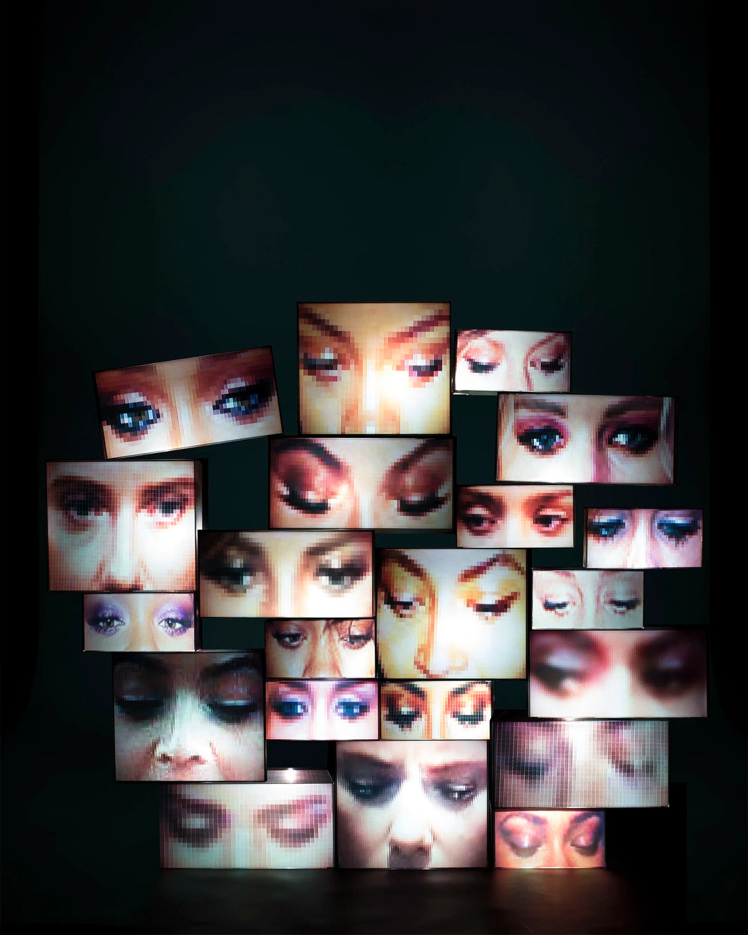 21 Celebrities Looking Down - Print | Original Art Print By Rory Fink
