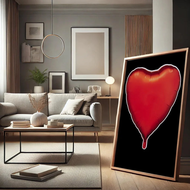 Red Balloon Heart - Limited Edition - Archival Print