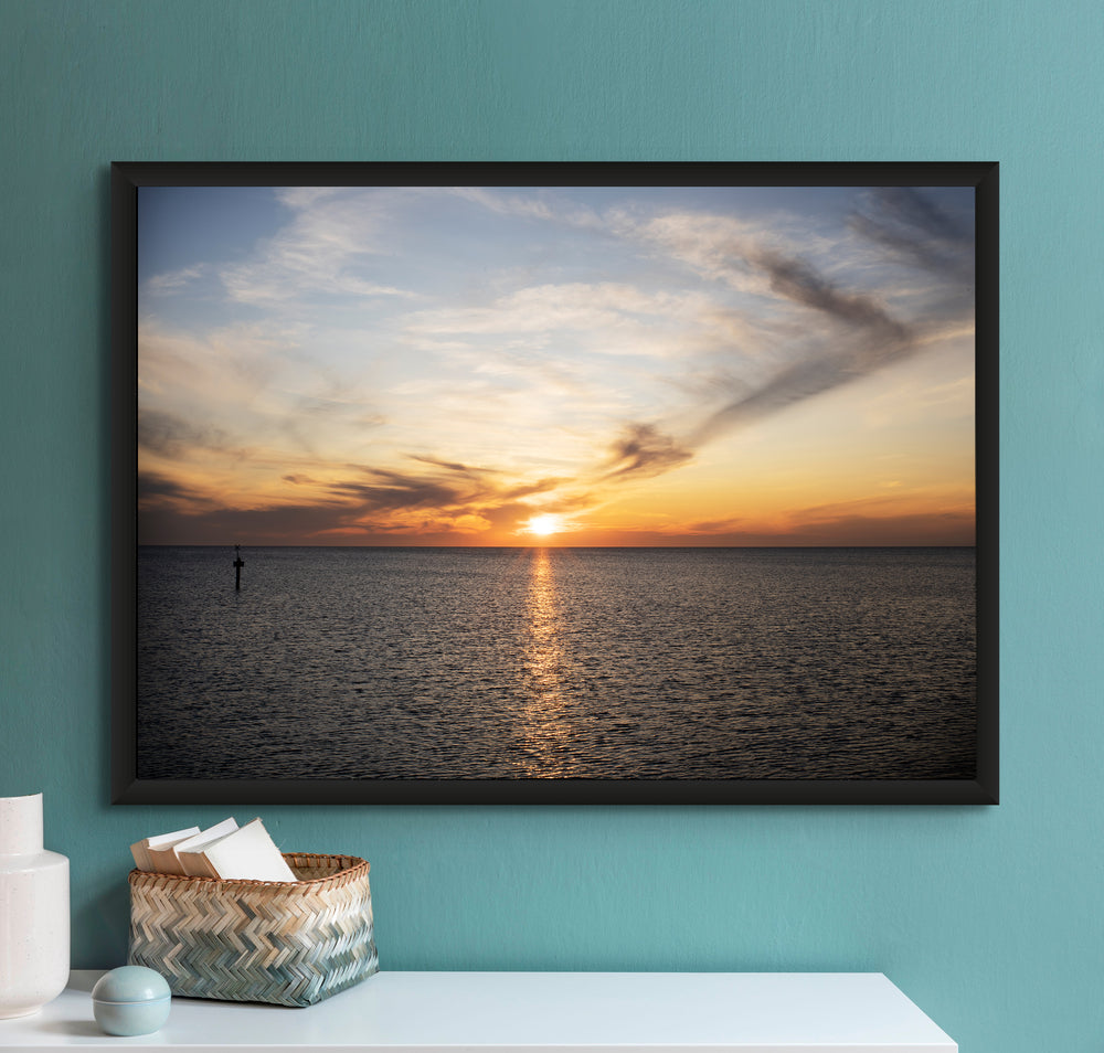 Port Phillip Sunset Print | Original Art Print By Rory Fink mockup B