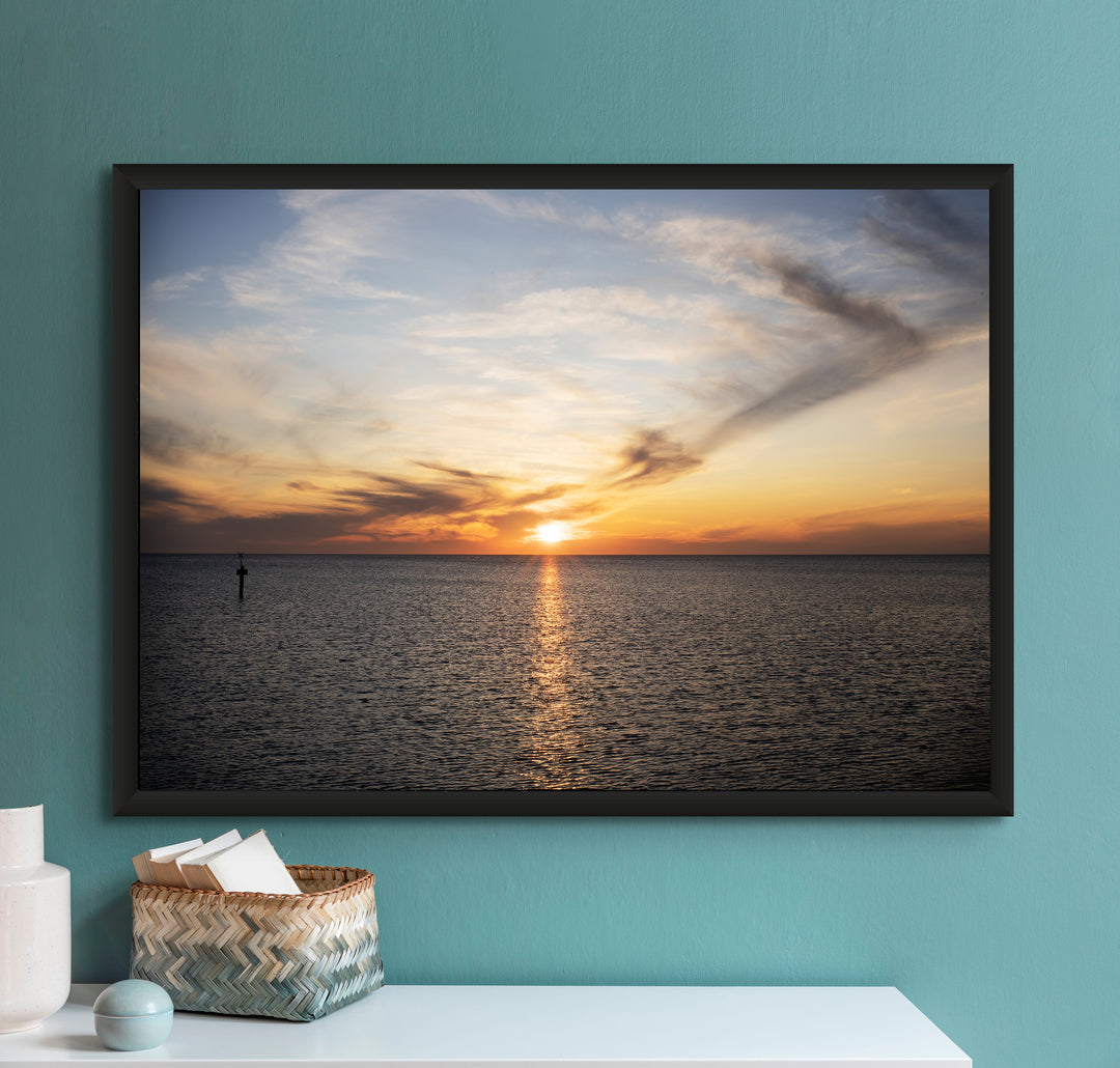 Port Phillip Sunset Print | Original Art Print By Rory Fink mockup B
