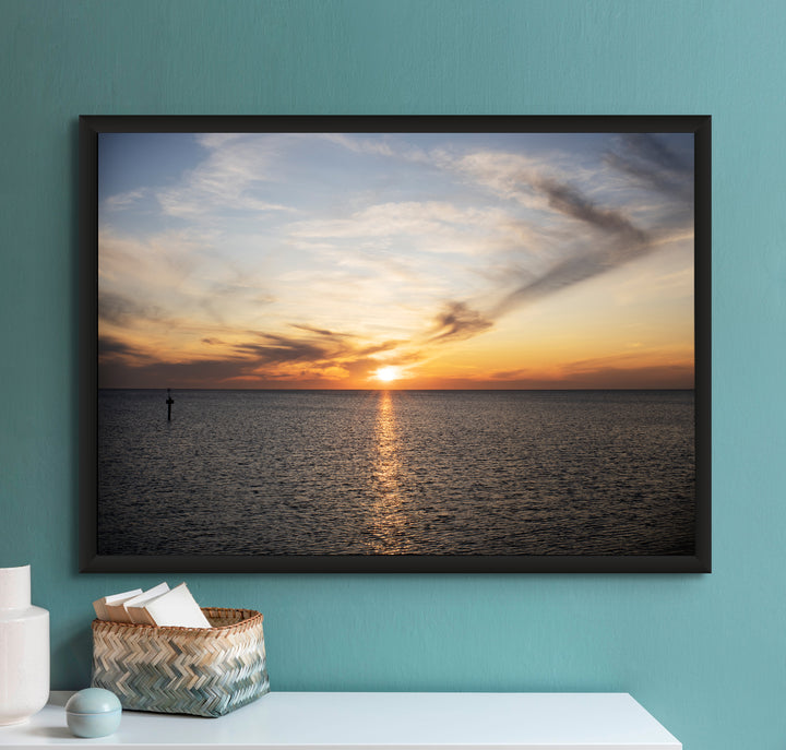 Port Phillip Sunset Print | Original Art Print By Rory Fink mockup B
